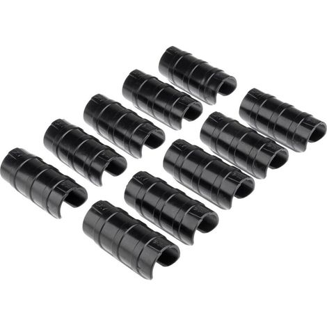 Lntyq Lot de 10 clips de serre 32 mm, colliers de serrage pour fixer les couvertures aux serres de jardin, films, plantes