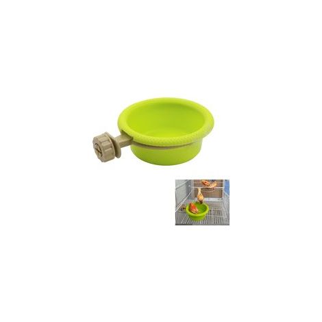 Oiseau Bain Baignoire pour Oiseaux - Animaux Bains Bol Bassin Suspendu Birdbath,Suspendue Fournitures De Cage,Petits Jouet Perroquet Accessoires Perruche Cockatiel Eau Alimentation Plateau (1/5)