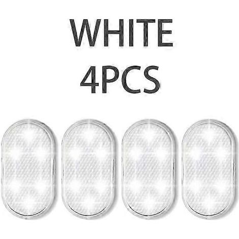 1/2/4 lampes LED tactiles pour voiture, rechargeables par USB, lampes de lecture sans fil pour toit, plafond, portières, coffre et rangements. (1/5)