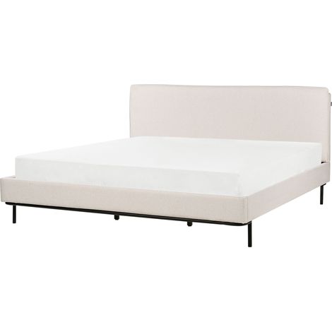 Bed Fabric CORIO 180 x 200 cm (EU Super King) Light Beige (1/5)