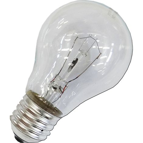 Bombilla incandescente estándar clara 40w e27 solo uso industrial