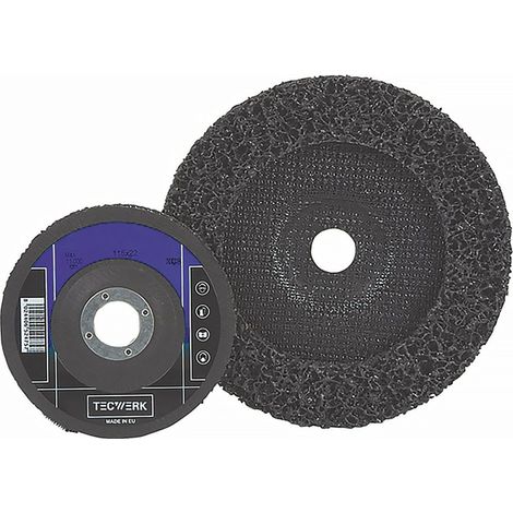 TECWERK Grobreinigungsscheibe Ø115x22mm ext.coarse Bohr.22,23mm TECWERK
