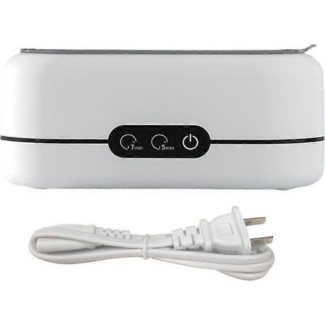 Nettoyeur de bijoux à ultrasons, 355 ml avec minuterie numérique, appareil portable pour lunettes, prise américaine. (1/5)