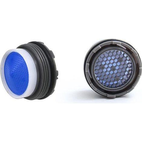 Aiperq 2 pezzi Filtro aeratore per rubinetto Risparmio idrico M18, Aeratore per rubinetto, Accessori aeratore per rubinetto Ugello universale da 18 mm, per rubinetti di lavelli da bagno e cucina (Plas (1/5)