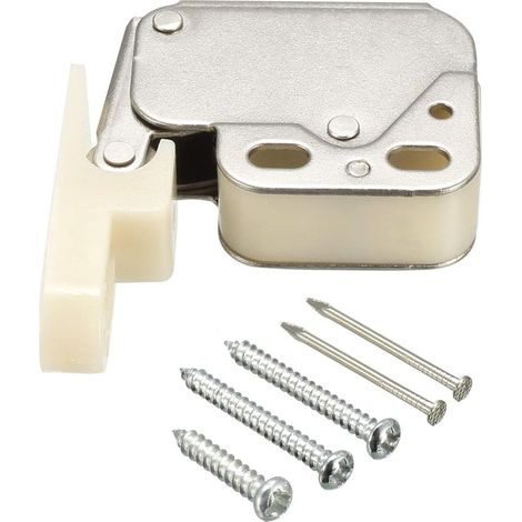 Butées de verrouillage à ressort pour porte d'armoire (4 pièces)