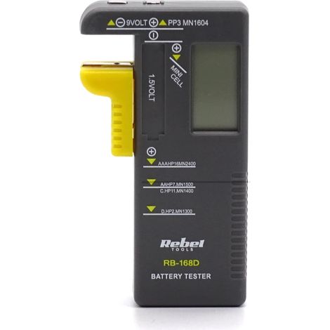 Comprobador de batería REBEL RB-168D (1/2)