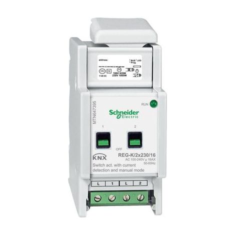 Schneider Electric Attuatore KNX 2 uscite 230V 16A