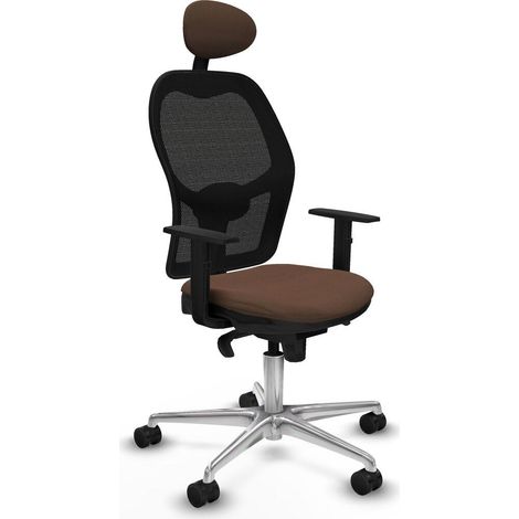 Piqueras-y-crespo Jorquera Silla de oficina negro marrón oscuro