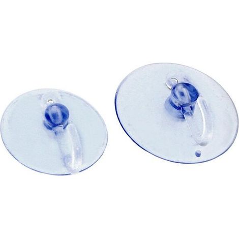 10 Stück Saughaken Saugnapf Saugknopf Haken transparent Handtuchhalter 40 mm 50 mm Ø 40 mm (1/5)