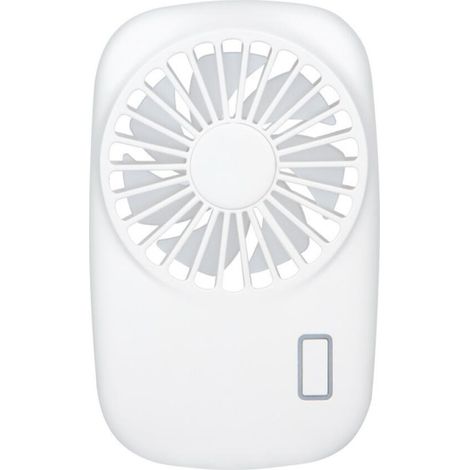 Leistungsstarker Mini-Taschenventilator, kleiner tragbarer Ventilator, einstellbare Geschwindigkeit, USB-aufladbar – Weiß