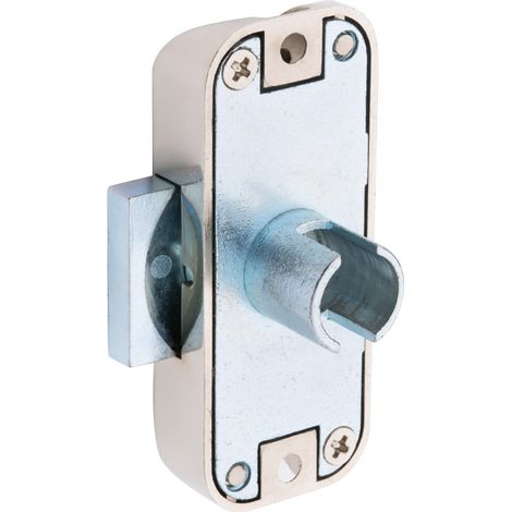 Serrure espagnolette - Pour panneau d\'épaisseur maxi : 16 mm - Décor : Nickelé - OJMAR (1/2)