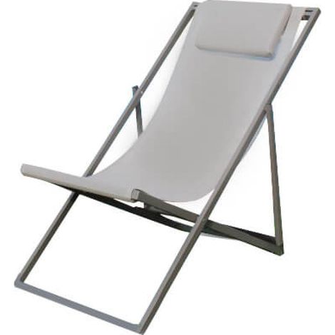 Sdraio Avana 97x52x76 h cm in Textilene Taupe