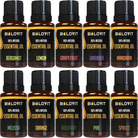 Bilovit Set mit 10 ätherischen Ölen – 10 ml (1/5)