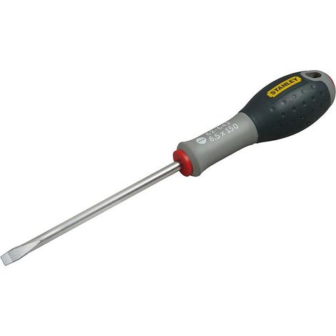 Stanley Tools Fatmax Screwdriver Stainless Steel Flared Tip 6.5 X 150Mm