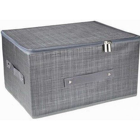 Cleafe - Scatola Box Salvaspazio Portatutto Contenitore Organizer Cerniera 51x40x24cm 79417 - (1/4)