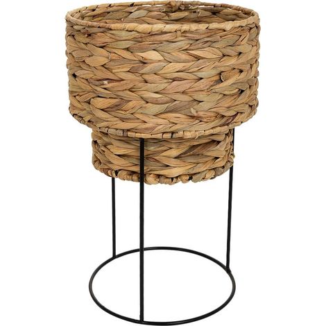 Macetero de metal y fibra D23,5x19,5/37h cm (1/5)