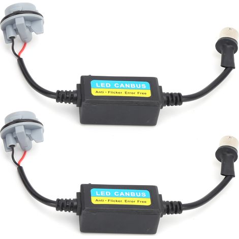 2x 1156 LED-Lampen mit 12V Canbus fehlerfreiem Decoder, Fehlerkorrektur, Brems-/Blinker-Ersatz, fehlerfrei, 2 Stück (1/5)