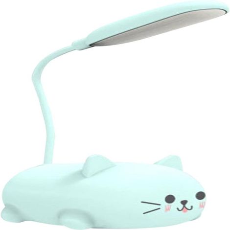 Lampe de chevet LED USB pour chat, rechargeable, protection des yeux, sans fil, idéale pour le bureau et la maison. Convient pour le bureau et la maison. (1/5)
