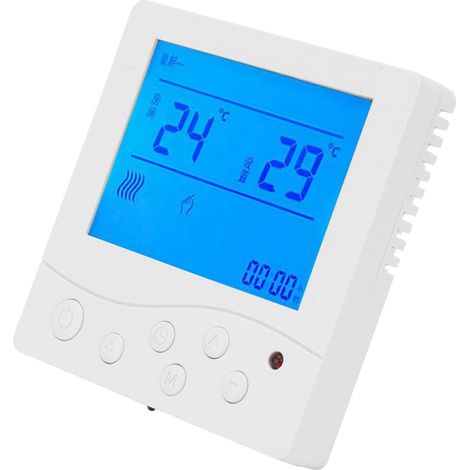 Gebläsekonvektor-Thermostat für zentrale Klimaanlagen, intelligenter LCD-Temperaturregler, Thermostatschalter, AC 220 V (1/5)