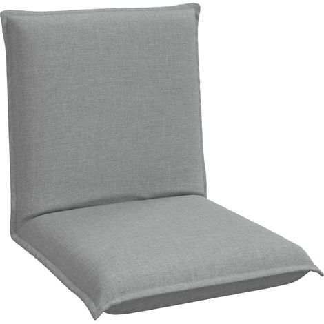 Sillón ajustable Gris Claro Tela vidaXL (1/5)