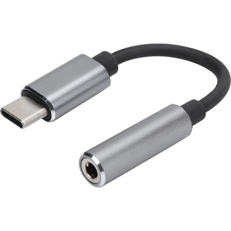 Adaptateur Audio Numérique Type C Mâle vers Jack 3.5mm Femelle pour Casque (1/5)