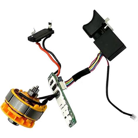 12-Zahn-Bürstenlos-Elektrobohrmaschine, Motoreinheit, Steuerplatine, Schalter (1/5)