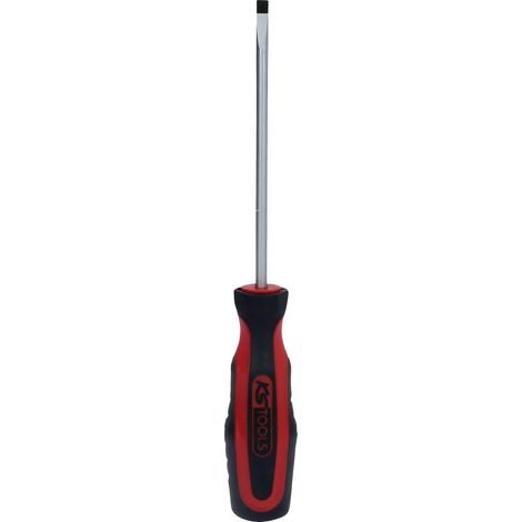Kstools – Tournevis plat 5,5 mm – Longueur 230 mm – Lame en chrome vanadium – Pointe brunie pour durabilité – Confort bi-composant (1/5)