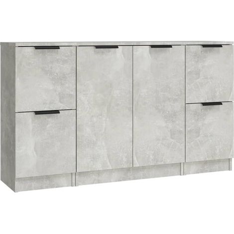 GBLY Sideboards 3 Stk. Betongrau Holzwerkstoff (1/5)
