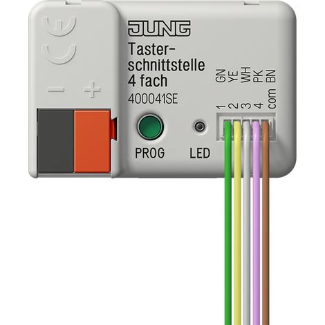 Jung KNX Interfaz de pulsador 4 veces, Secure 40004 1S E