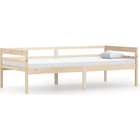 Maison Exclusive - Giroletto senza Materasso 90x200 cm in Legno Massello di Pino (1/5)