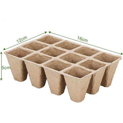 pots de culture, plateau de démarrage pour le jardin, le potager et les serres, bac à semis (1/2)