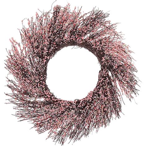 Ghirlanda Decorativa Artificiale con Fiori ø 50 cm Rosa Galletas