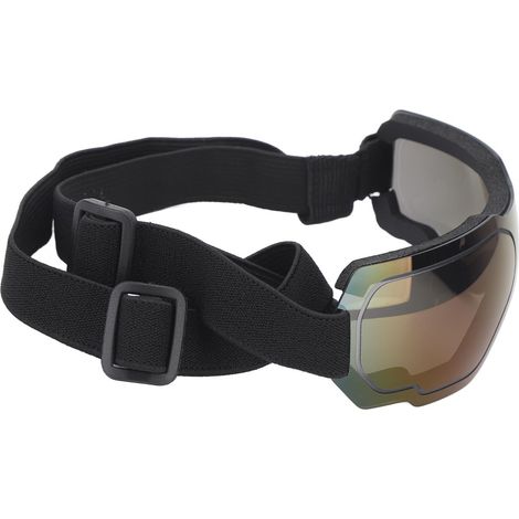 Lunettes de protection UV coupe-vent pour chiens de taille moyenne, bleues, idéales pour les promenades en extérieur. (1/5)