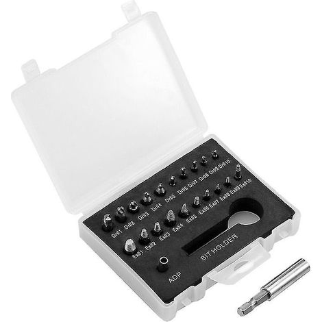 Kit d'extracteurs de vis 22 pièces (1/3)