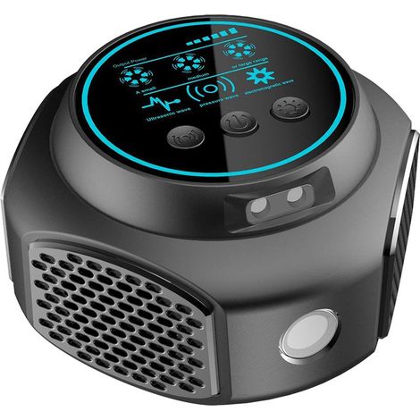 Répulsif ultrasonique 4 en 1 à 360 degrés, pièges électroniques sans cruauté, repousse efficacement les mouches, les cafards et les moustiques pour une utilisation en intérieur (1/5)