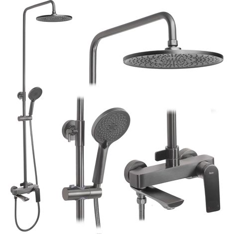 Shower Set Rea Avalon Titanium (1/5)