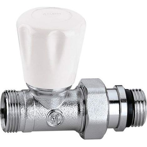 Valvola manuale per radiatori con attacchi diritti Caleffi 341  1/2" (1/2)