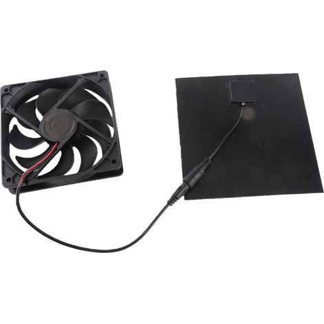 Umweltfreundlicher, leiser, kompakter und tragbarer 5-Watt-Solarventilator, ideal für Hühnerställe, Baumhäuser oder Hundezwinger. (1/5)