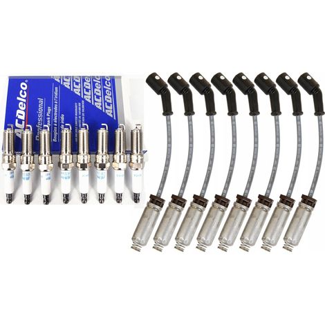 Cavi originali AC Delco da 8 pezzi per candele Chevrolet Camaro SS, LT1, ZL1 Corvette C7 2014 -