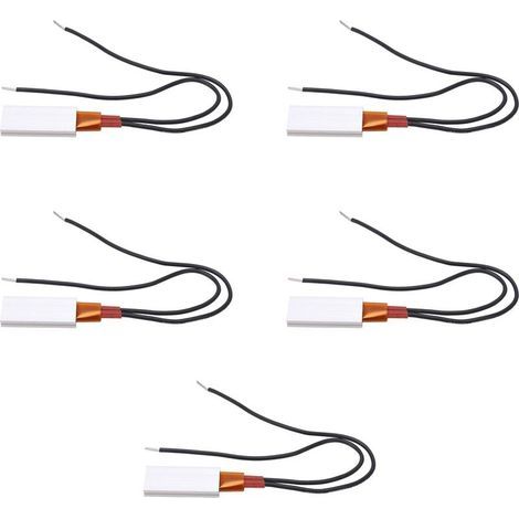 Élément chauffant PTC 220V, 5 pièces, Thermostat à température constante, plaque chauffante pour environnement humide (1/5)