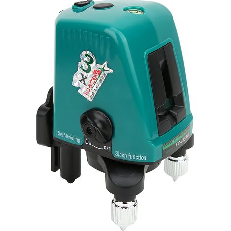 Niveau laser d'alignement autonivelant à faisceau vert haute précision FC-435AG, outil de mesure horizontal/vertical à 2 lignes (1/5)