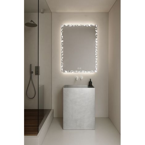 Espejo De Baño Koi Plus 80X80, APP y Antivaho (1/5)