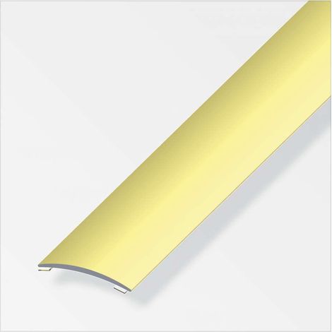 Profilo Di Raccordo Autoadesivo 40X5 Alluminio Ottone 1 Metro