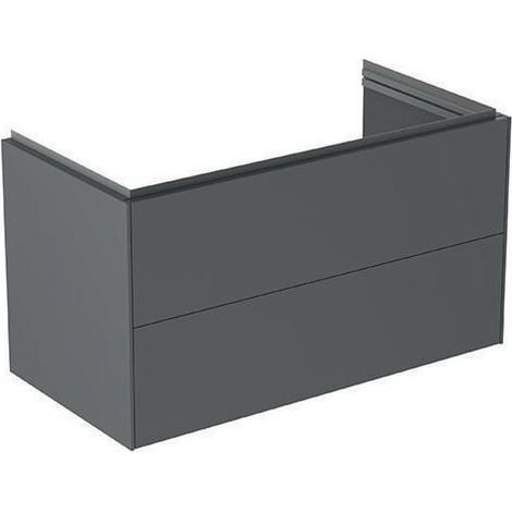 IS MWT-Unterschrank Conca 2 Auszüge 1000x505x555mm Anthrazit (1/5)