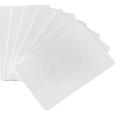 Cartes D'accès Pvc Blanches Imperméables Texture Confortable Ic 100 pour Enregistrement des Présences en Milieu Professionnel ou Commerces (1/5)