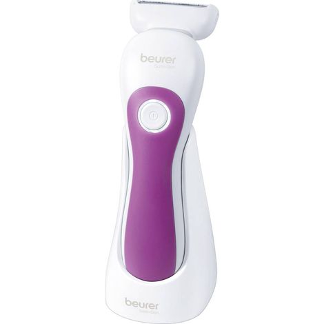 Rasoio Elettrico Beurer HL 36 Rasoio Wet e Dry Waterproof con Luce LED Bianco Rosa (1/5)