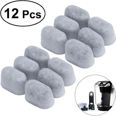 12pcs filtres à eau à charbon actif de remplacement pour machines à café Cuisinart et cafetières (1/4)