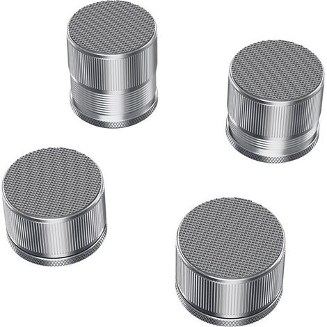 Juego de 4 soportes ajustables para horno microondas, patas universales resistentes para hornos microondas, sofás y muebles.