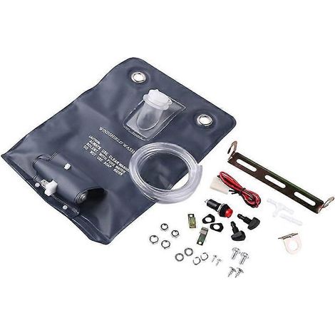 Kit de limpieza universal para limpiaparabrisas de coche con bolsa y bomba de 12 V (1/5)