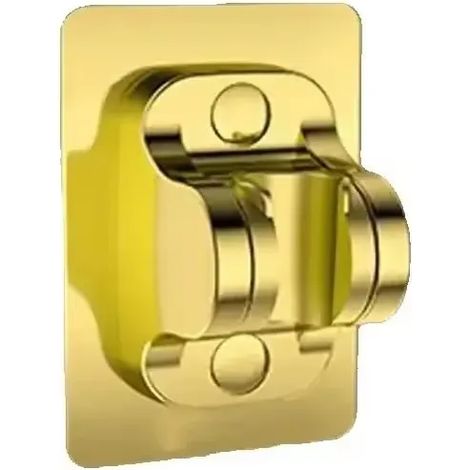 (Support doré) Pommeau de douche à grand panneau doré amélioré, débit important, multifonction, réglable, douchette à main haute pression et économie d'eau (1/5)